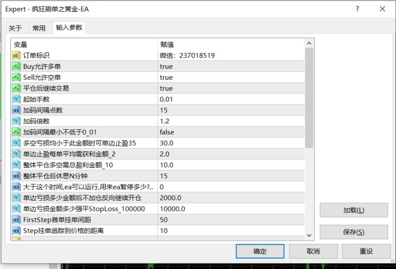 疯狂刷单之黄金EA  低成本稳定盈利神器  高频刷单，单量多 回撤小 收益高月收益300%！ -外汇EA资源网