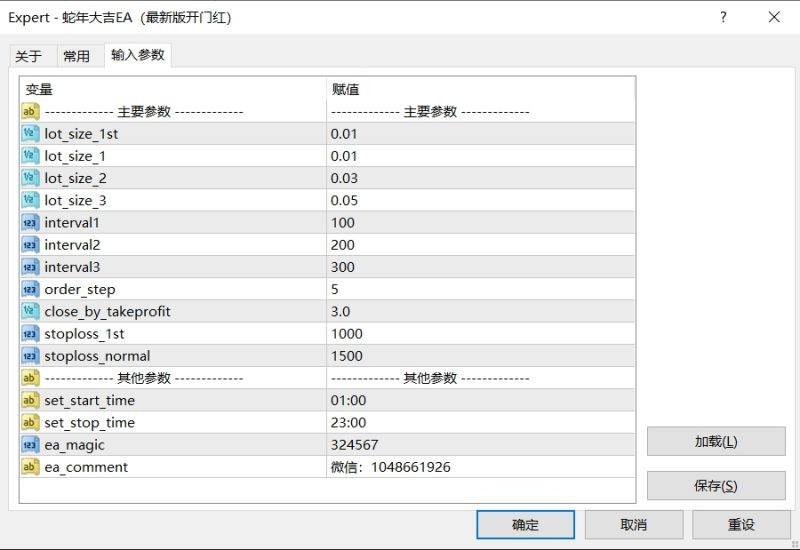 【蛇年大吉EA（最新版开门红）】全自动智能交易策略，带止损止盈，适应不同市场环境-外汇EA资源网