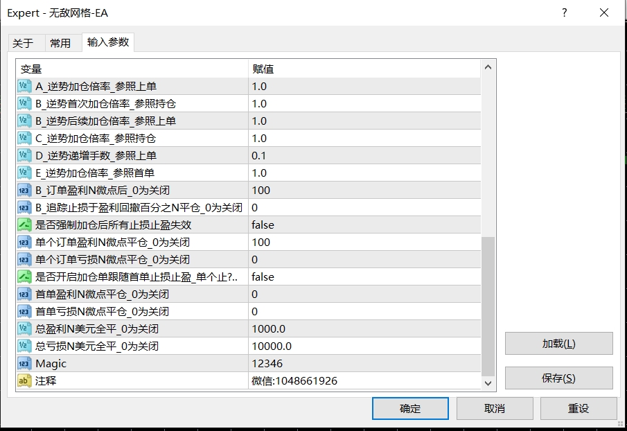 【无敌网格-EA】网格化交易策略，精准开仓，风险可控，盈利快，适应性强，月收益300%左右-外汇ea发布论坛-外汇ea-外汇EA资源网