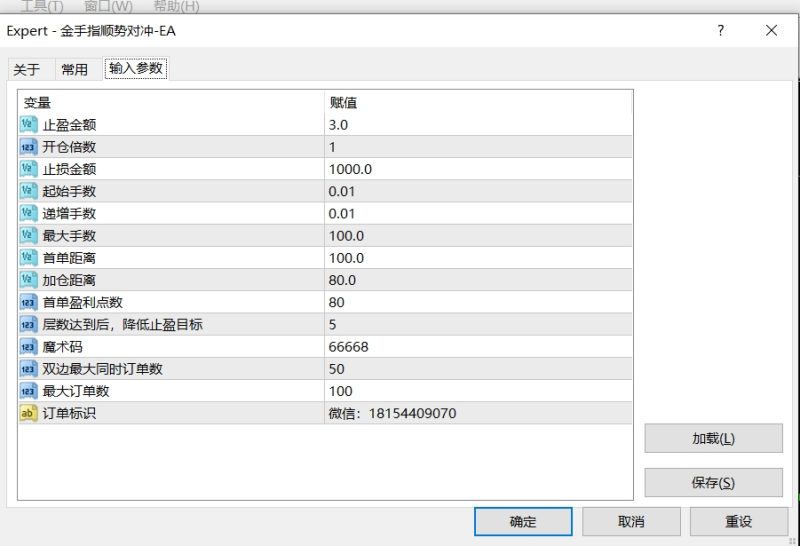 金手指顺势对冲EA自适应趋势跟踪与风险对冲的自动化融合策略！  顺势做单不惧单边行情，月收益超50%-外汇EA资源网
